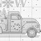 Dimensions Holiday Family Truck Christmas Counted Cross Stitch Kit – 6" 14-Count Aida for Beginners (5-Pack)
